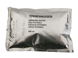 20 x 100 ml Notfall Trinkwasser Reserve, 2 Liter Gesamtvolumen -