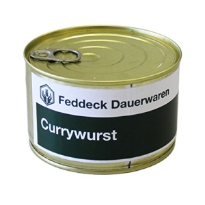 Fertiggericht Currywurst in der Dose à 400 Gramm -