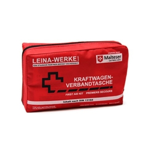 Leina 11008 Verbandtasche Compact ohne Klett, Red/ Black/ White -