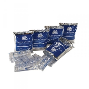 Trinkwasser Konserven - Seven Oceans Wasser Notwasser Notration Krisenvorsorge - 15 Liter mit Schutzverpackung | Wichtigste Vorsorge Wasser | Emergency Water -