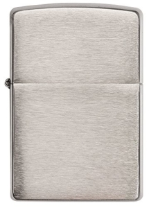 Zippo Benzin Feuerzeug Chrom Standard gebürstet Regular Sturmfeuerzeug -