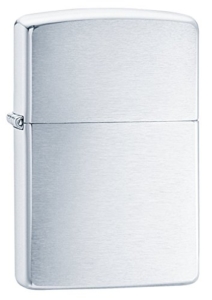 Zippo Benzin Feuerzeug Chrom Standard gebürstet Regular Sturmfeuerzeug -