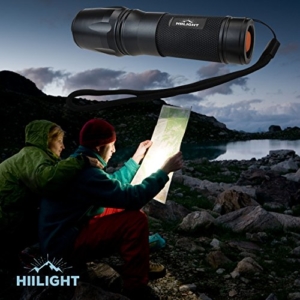 HIILIGHT LED Taschenlampe 2000 CREE XM-L T6 schwarz -