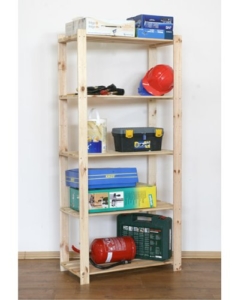 Holzregal 5-Böden-170x80x38 Kellerregal Bücherregal Lagerregal B-24 -