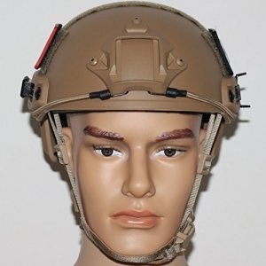 OneTigris MH Mode Leichtbau Taktische Schnelle Helm für Airsoft Paintball (Schwarz) (Khaki) -