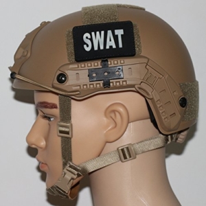 OneTigris MH Mode Leichtbau Taktische Schnelle Helm für Airsoft Paintball (Schwarz) (Khaki) -